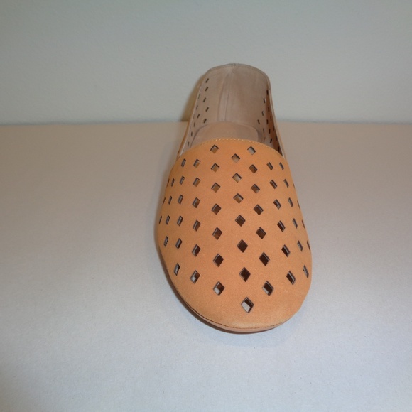 Fiel Size 8.5 BLAKE Peach Suede Slip On Loafers - Picture 2 of 8